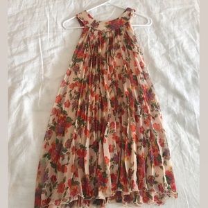 flowy flowery free people dress